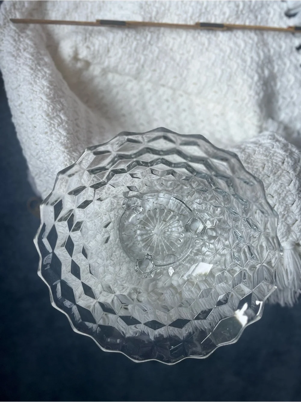 Vintage Indiana Glass Whitehall console bowl